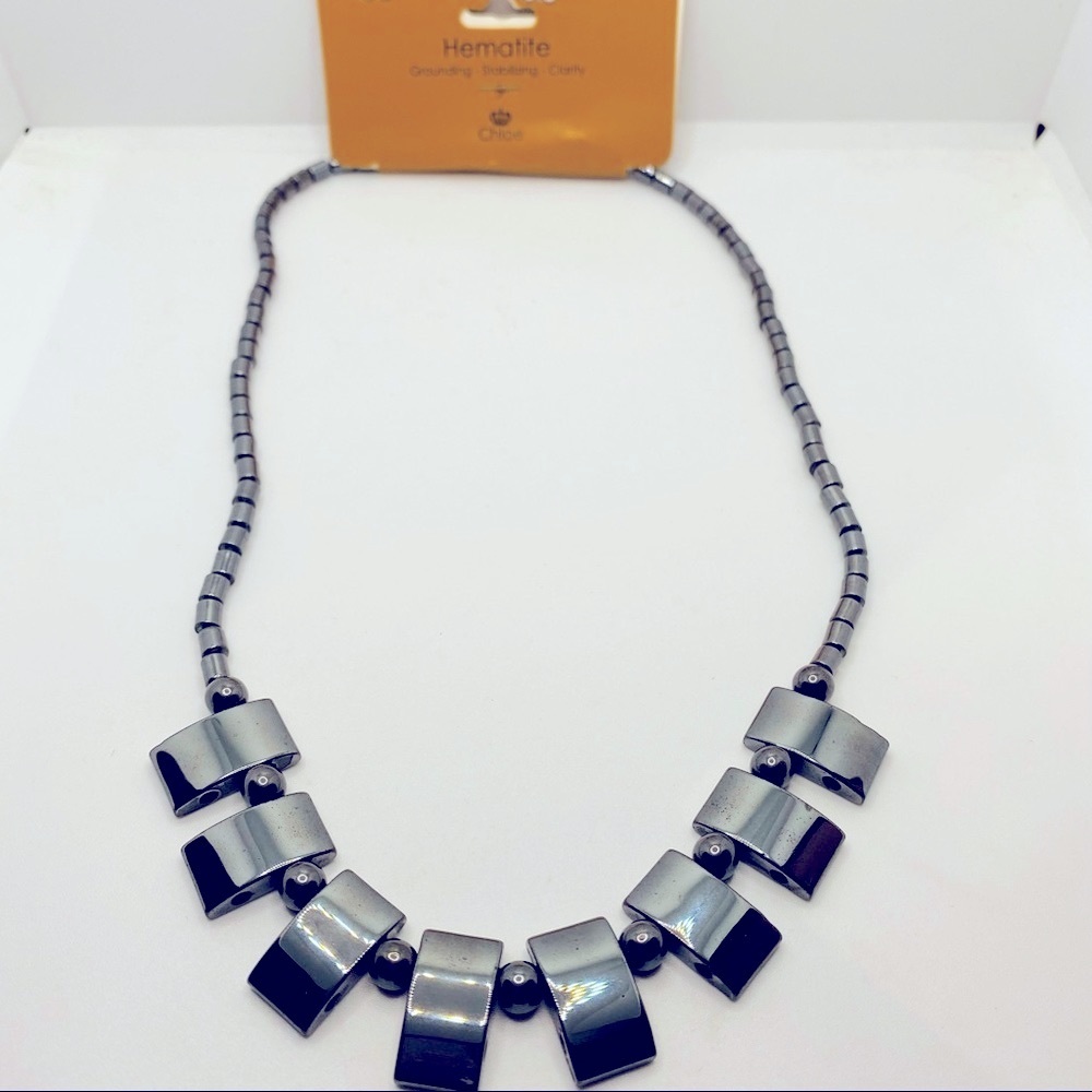 Necklace Hematite with healing energy! Stunning